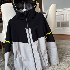 Black and Gray Ski Jacket